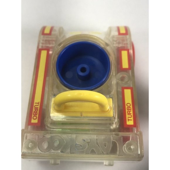 RARE Playskool Vintage 1988 Go Go Gears Race Car Vehicle Push and Go w Driver - Picture 5 of 12